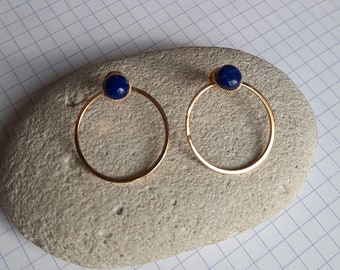 Boucles d'oreilles Roman Lapis Lazuli