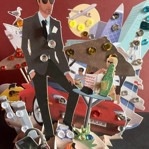 Happy Birthday/For Him/For Her/Just To Say/Get Well Soon/Celebration/Playboy/Student/Fathers Day/James Bond/3D 007 Pop Up Handmade Card
