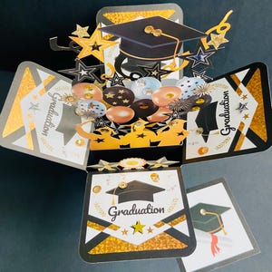 Graduation Card/You've passed/Well Done/Celebration Card/Congratulations Card/You've Nailed It / Student/Handmade Pop Up Card