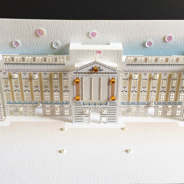 Happy Birthday/Buckingham Palace/Royal Wedding/Royal Engagement/Fathers Day/Mothers Day/For Him For Her/Celebration /3D Pop Up Card