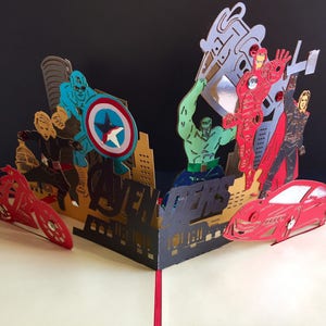 Joyeux anniversaire/Fête des pères/Fête des mères/Pour lui pour elle/Juste pour dire/Get Well Soon/Célébration 3D Pop Up Carte faite à la main