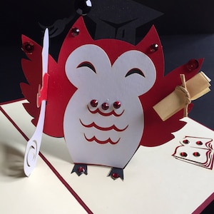 Tarjeta de graduación/Has aprobado/Bien hecho/Tarjeta de celebración/Tarjeta de felicitaciones/La has clavado / Estudiante/Tarjeta pop-up hecha a mano