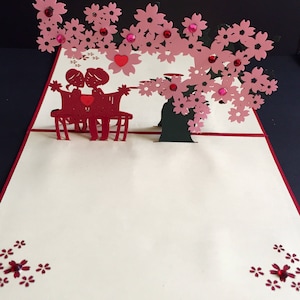 Valentinstag/Alles Gute zum Geburtstag/Geburtstagskarte/Gute Besserung/Feier/Für Ihn Für Sie/Muttertag/Vatertag/Herzlichen Glückwunsch/Pop Up Handmade Card