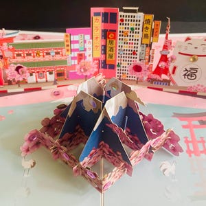 Buon compleanno/Solo per dire/Buon viaggio/Guarisci presto/Festa/Viaggio/Festa del papà/Festa della mamma/San Valentino/Biglietto pop-up giapponese fatto a mano