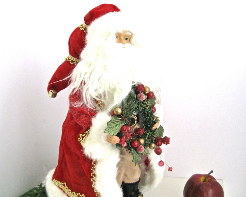 Santas Workshop Baker Claus Figurine 15 Tall Red//White