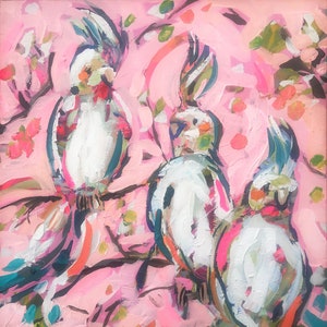 PRINT on Paper or Canvas, &quot;White Birds&quot;