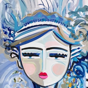 PRINT on Paper/Canvas, &quot;Blues&quot;