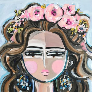 PRINT on Paper or Canvas, &quot;Southern Girl&quot;