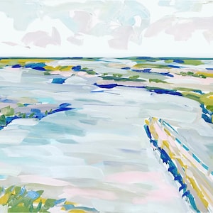 PRINT on Paper or Canvas, &quot;Marsh at Dusk&quot;