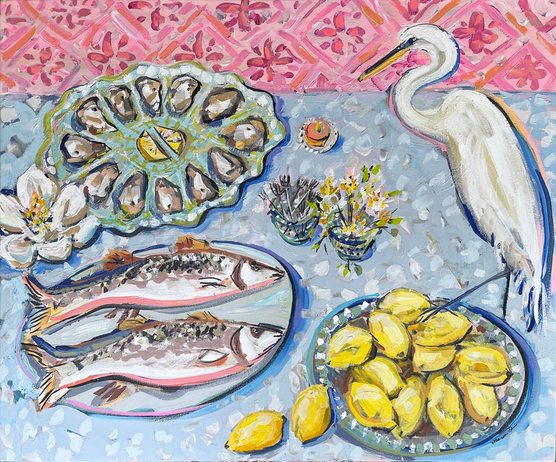 PRINT on Paper or Canvas, A Southern Table image 6