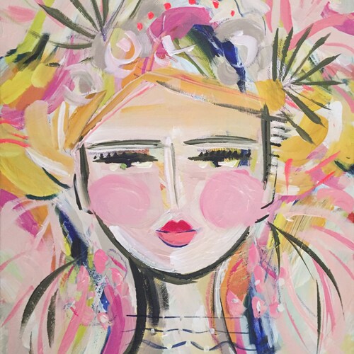 PRINT on Paper or Canvas rosie Etsy