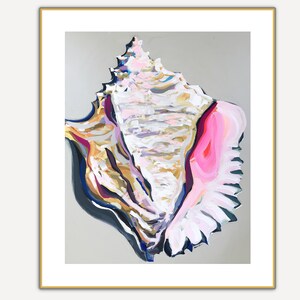PRINT on Paper or Canvas, shell - Etsy
