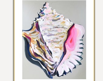 PRINT on Paper or Canvas, "Shell"