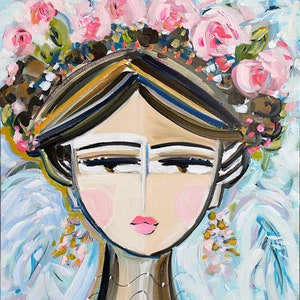 Impresión en papel o lienzo de la guerrera "Allie".