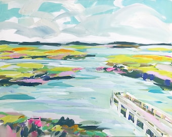PRINT on Paper or Canvas, "Marsh Brightly"