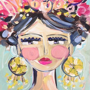 IMPRIMIR en papel o lienzo, "Jess"