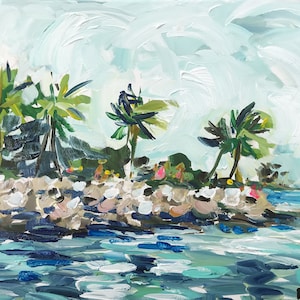 PRINT on Paper or Canvas, &quot;Key Beach&quot;