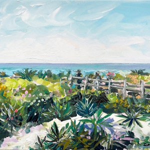 Beach PRINT on Paper or Canvas, "Florida Coast Morning"