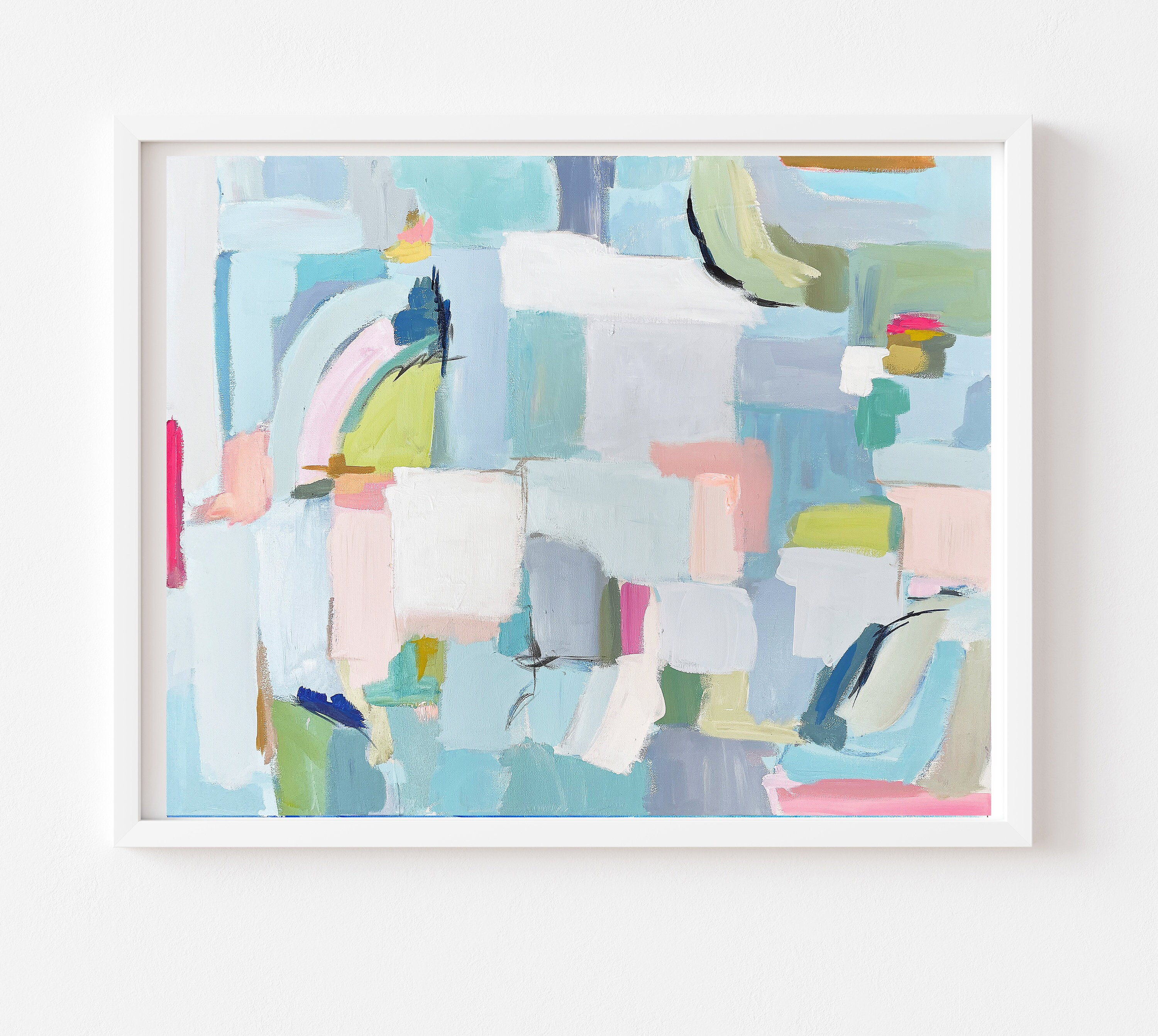 Abstract art pastel deals