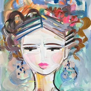 PRINT on Paper or Canvas, &quot;Vi&quot;