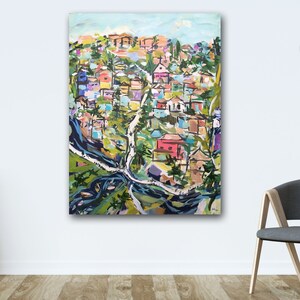 PRINT on Paper/Canvas, City by the Water image 2