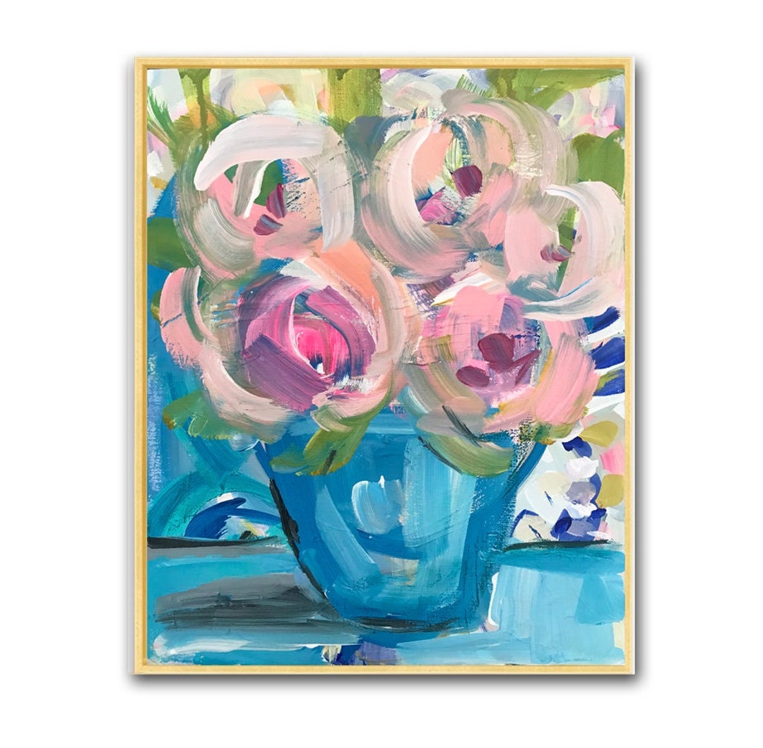 Floral PRINT on Paper or Canvas,