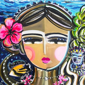 PRINT on Paper or Canvas, "Hawaii"