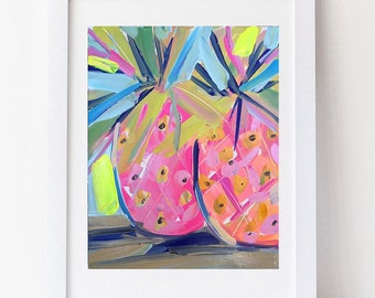 PRINT on Paper or Canvas, "Funky Fruit"