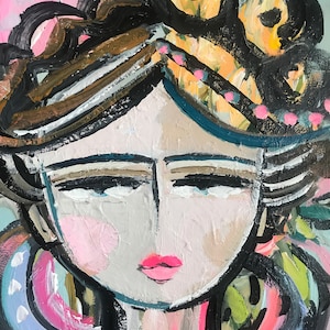 Warrior Girl Print on Paper or Canvas &quot;Hope&quot;