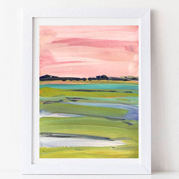 PRINT on Paper or Canvas, "Marsh"