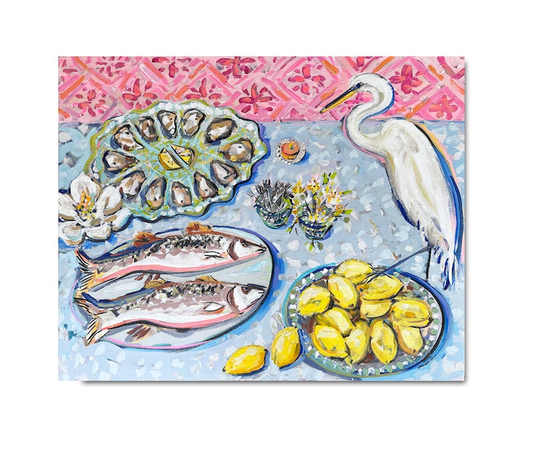 PRINT on Paper or Canvas, A Southern Table image 4