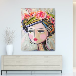 PRINT on Paper or Canvas warrior Girl J - Etsy