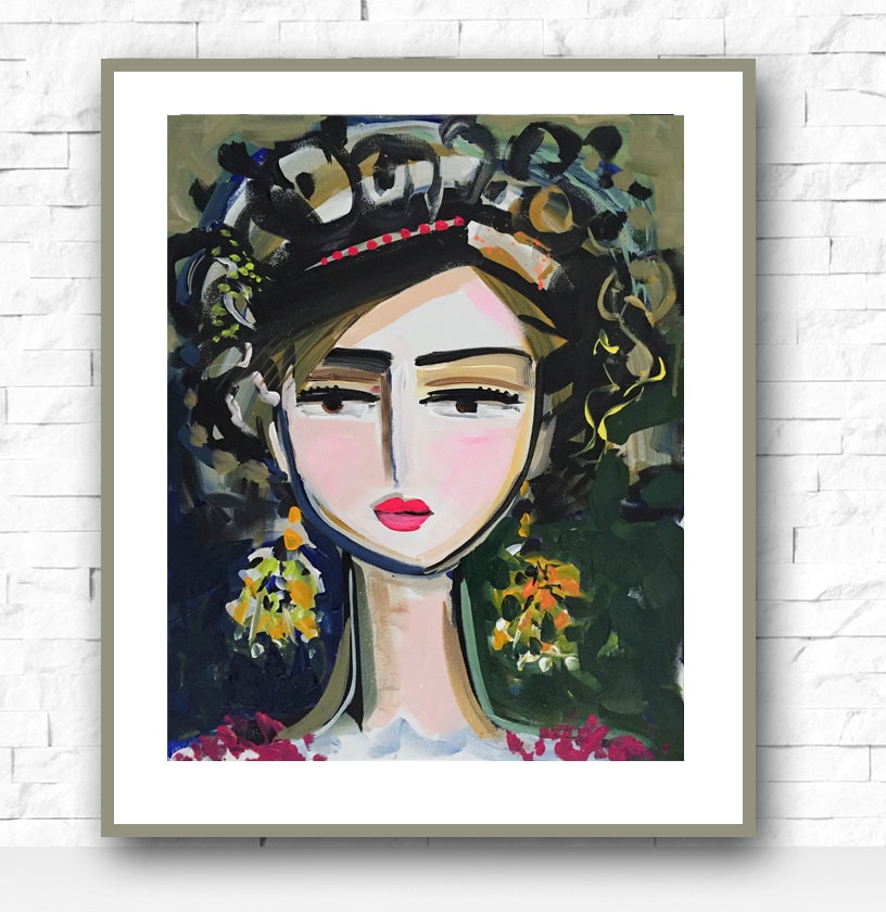 PRINT on Paper or Canvas, "Ina"
