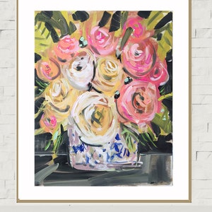 Art Print "Tropicana" Floral Art