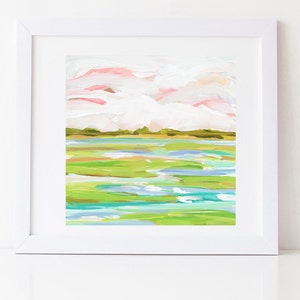 PRINT on Paper or Canvas, &quot;Misty Marsh&quot;