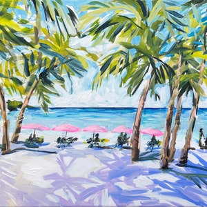 PRINT on Paper or Canvas, "Beach, Key West"