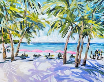 PRINT on Paper or Canvas, "Beach, Key West"