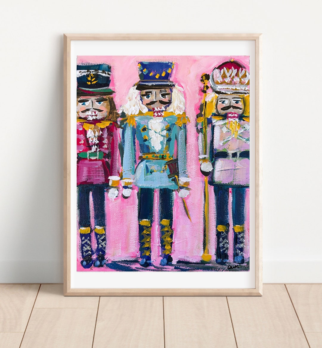 Nutcracker Print on Paper or Canvas Christmas Art sugar Etsy