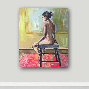 PRINT on Paper/Canvas, "Girl, Figure, Study" image 2