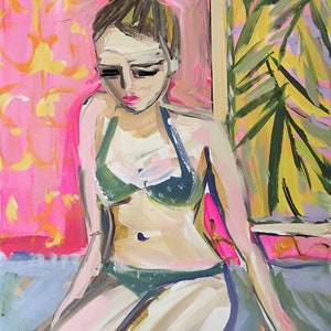 PRINT on Paper or Canvas, &quot;Swimsuit 2&quot;