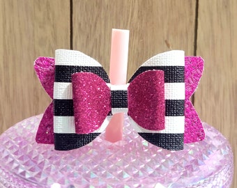Bow Straw Topper