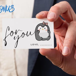 12 tarjetas de agradecimiento o etiquetas de regalo con diseño de animales Kawaii, más 12 tarjetas adicionales de 3.5 x 2 pulgadas.