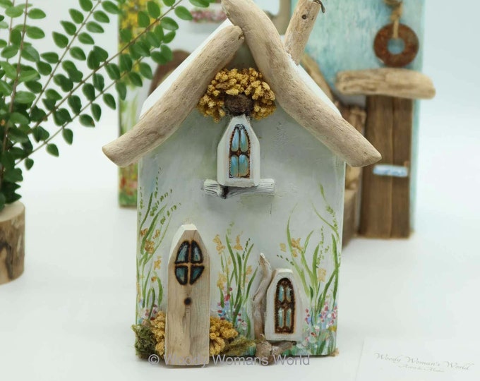 Wooden Cottage * Driftwood Cottage * Wooden House *Handmade in Wales