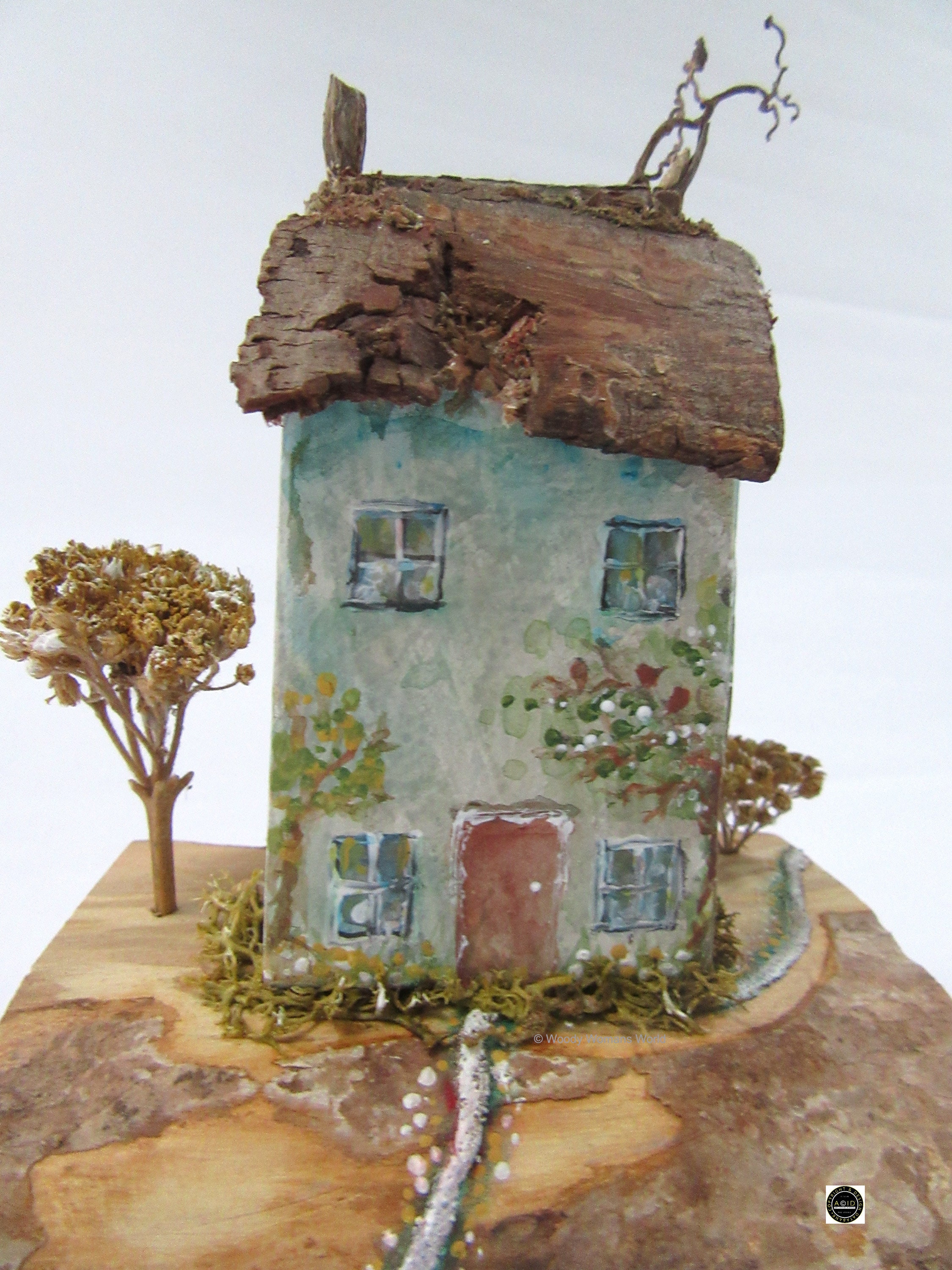 Driftwood * Wooden Cottage * Rustic ornament * Wooden Ornament