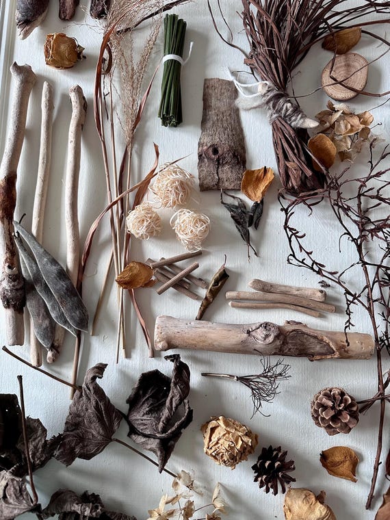 Natural Crafting Materials * Biodegradable Crafting Supplies
