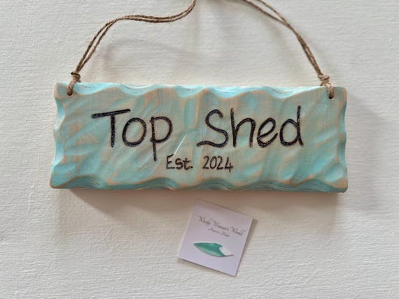 Personalised Shed Cabin Sign * Handmade in Wales