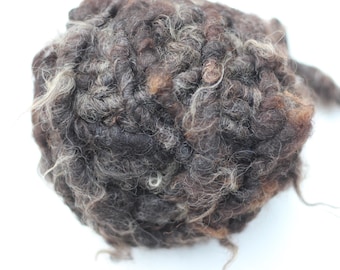 50g Hand spun Hebridean lock yarn super bulky, apx 3 m / 50g, peg loom tapestry rug (#33)