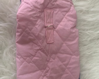 Pink Waterproof/Windproof Cosy Dog Coat