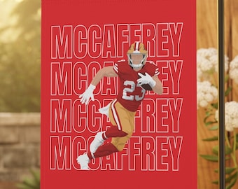 Christian McCaffrey 49ers Garden & House Banner