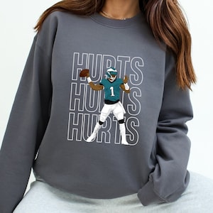 Jalen Hurts Philadelphia Eagles Unisex Crewneck Sweatshirt